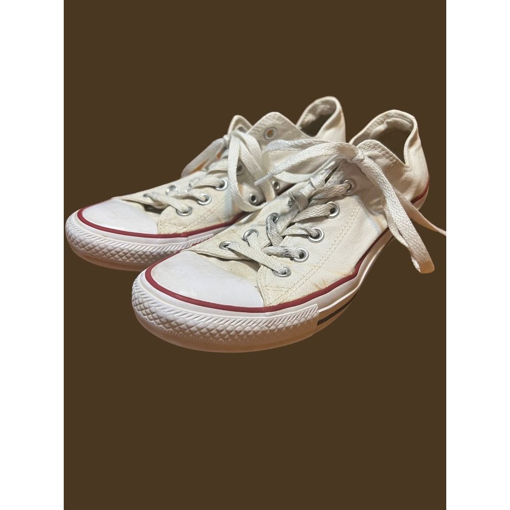 Converse M7652 White Low Top Shoes All Star Men 8 Women 10